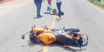 No metió el freno a tiempo