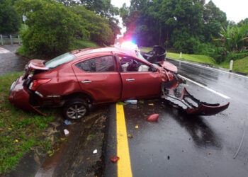 Brutal accidente