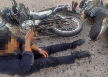 Dos lesionados en relinchos de “caballos de acero”