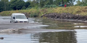Exhorta PC no arriesgarse por los fuertes aguaceros