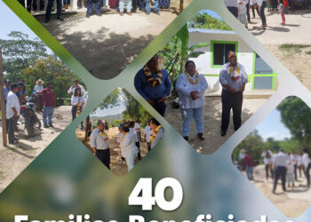 Se benefician 40 familias
