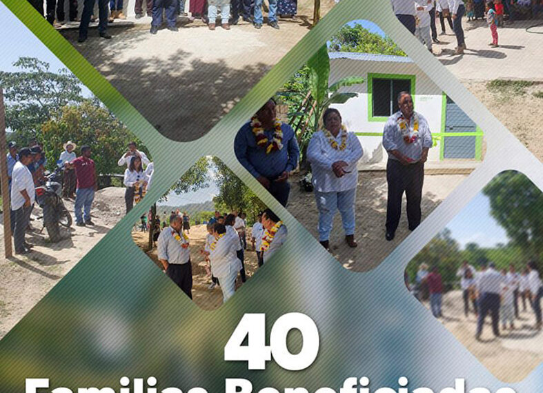 Se benefician 40 familias