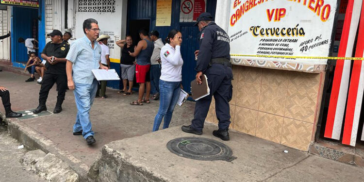 Muere cargador en el bar Cangrejito Playero