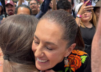 Presente en el último acto de Claudia Sheinbaum