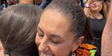Presente en el último acto de Claudia Sheinbaum