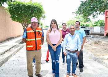 Avanza pavimentación de calle