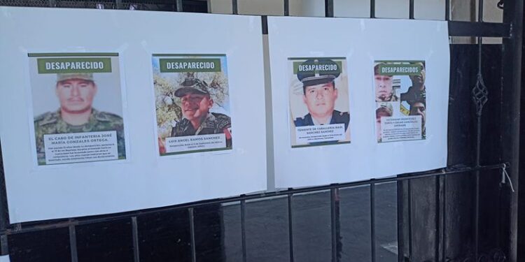 Se manifiestan por militares desaparecidos