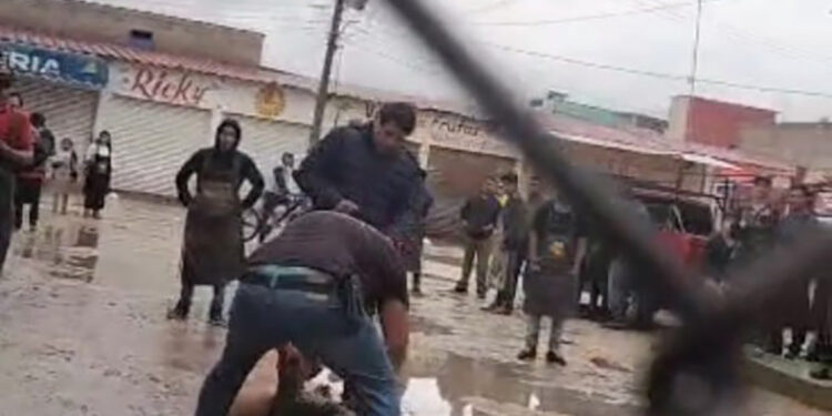 Lo dejaron bombo a golpes