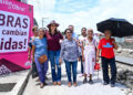 Supervisa avance de pavimentación mixta de calles