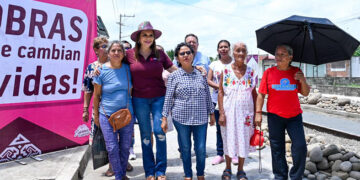 Supervisa avance de pavimentación mixta de calles