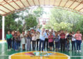 Inauguró domo y cancha en Solidaridad