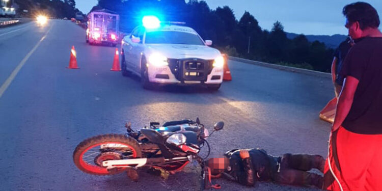 Los aventó el carro