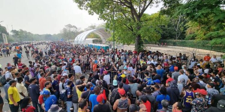 Crisis migratoria a bruma a Tapachula