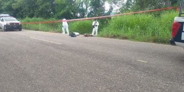 Localizan restos humanos embolsados