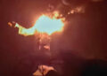 Arde el Cristo Pescador