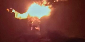 Arde el Cristo Pescador