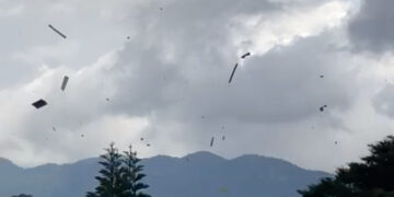 Tromba causa pánico