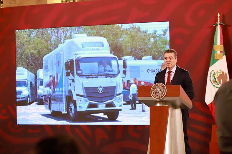 Rutilio reconoce a AMLO por resultados del Tren Maya