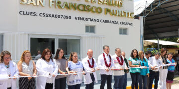 Inauguró reconversión del Centro de Salud