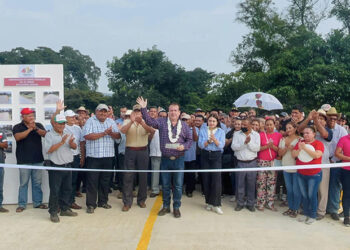 Inauguró quinto puente en “El Vergel”