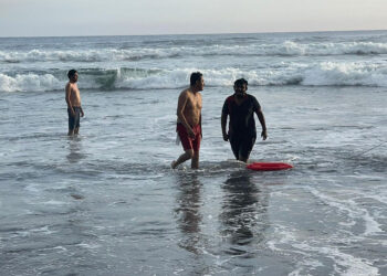 Se lo iba a tragar el mar