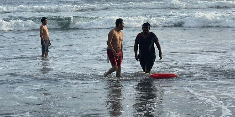 Se lo iba a tragar el mar