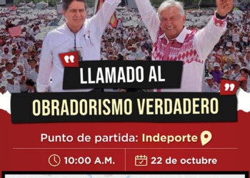 Llama a marchar por el obradorismo verdadero