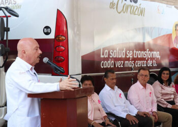 Lleva convoyes de salud al PJE