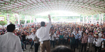 Recorrió Carlos Morales 37 municipios de Chiapas