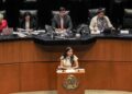 Acompañó a la secretaria de gobernación