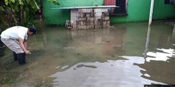 Frente frío causa estragos en zona Selva