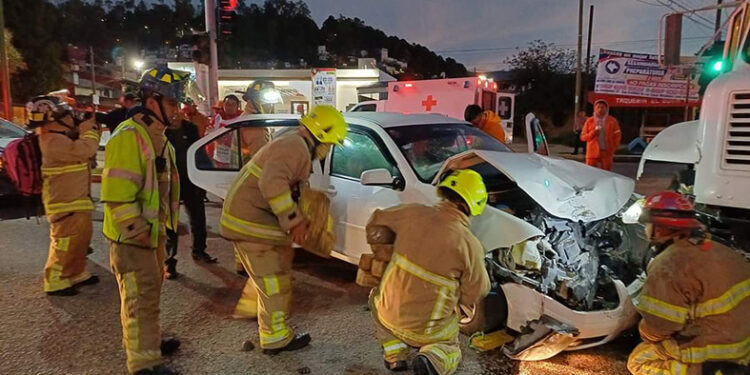 Se dio de frente con un animalote