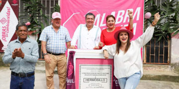 Inauguró segunda etapa de red de agua entubada