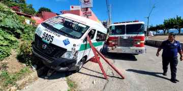 Se encaramó en una guarnición