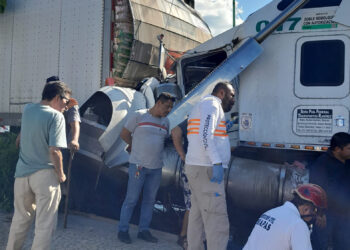 Trailer sin frenos en La Pochota