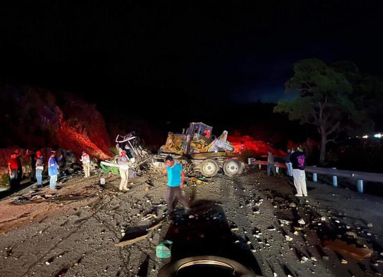 Brutal accidente en la Tuxtla-SCLC