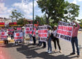 Protestan deudos
