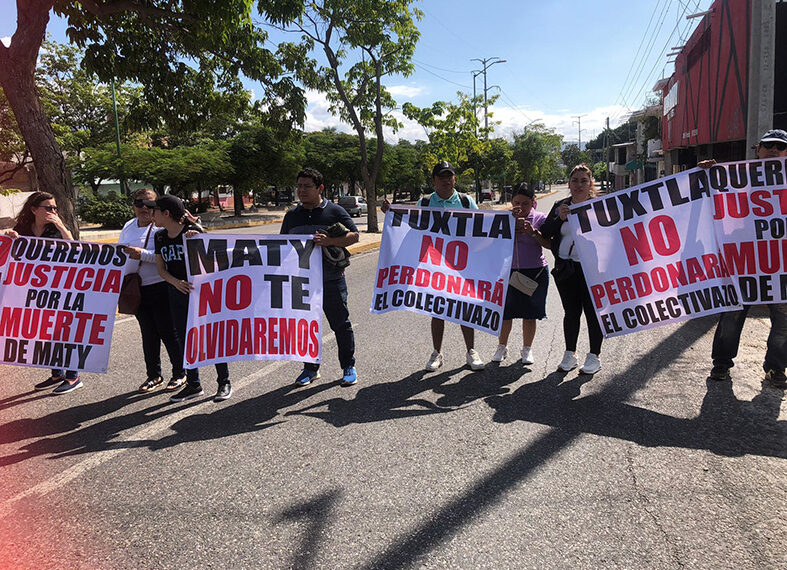 A un mes del colectivazo no hay justicia