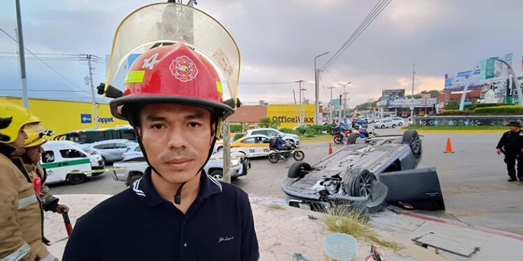 Aumentan accidentes durante fines de semana: Bomberos