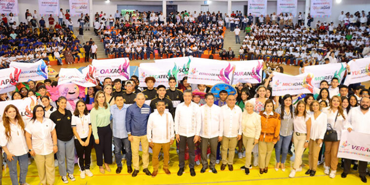 Inauguró el XIX Encuentro Nacional Deportivo de los Cecytes 2023