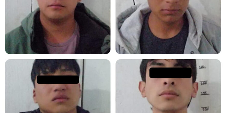 Armaron escándalo y fueron a parar al bote