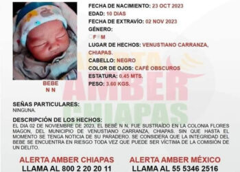 Se roban a recién nacido