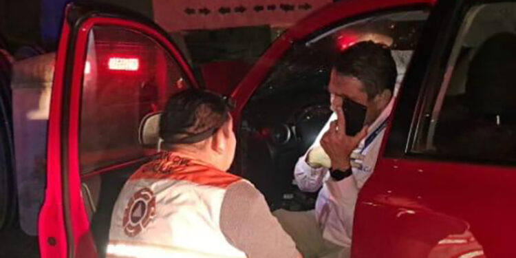 Se chocó contra una góndola