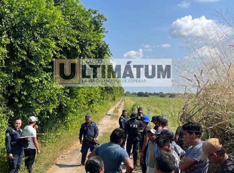 Reportan asesinato de una persona en la zona baja de Tapachula