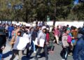 Desplazados de San Vicente marcharon en San Cristóbal