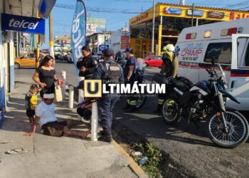 Hombre golpea a la nueva pareja de su ex en la vía pública