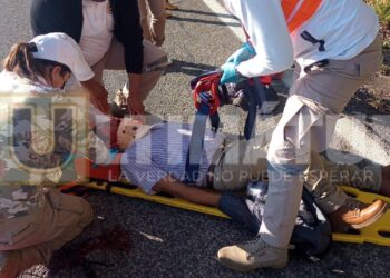 Derrapó en la curva del “Gringo”
