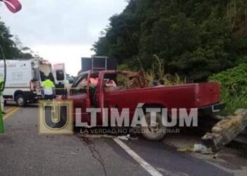 Encontronazo en la vía Ocozocoautla- Las Choapas; hay cierre de circulación