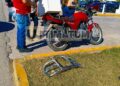 Motociclista acaba fracturado tras impactarse contra un vehículo en SCLC