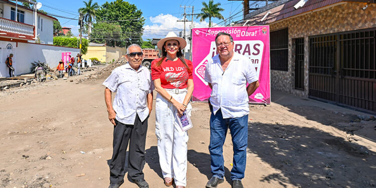 Supervisa avance de obra en Barrio Nuevo